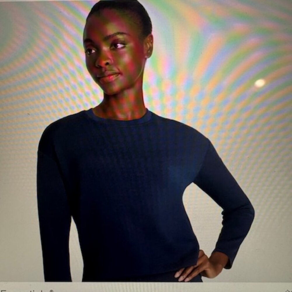SPANX AirEssentials® Relaxed Long Sleeve Top | Timeless Navy M